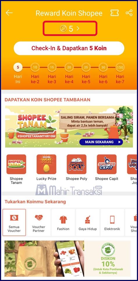 mendapatkan koin shopee gratis  berhasil