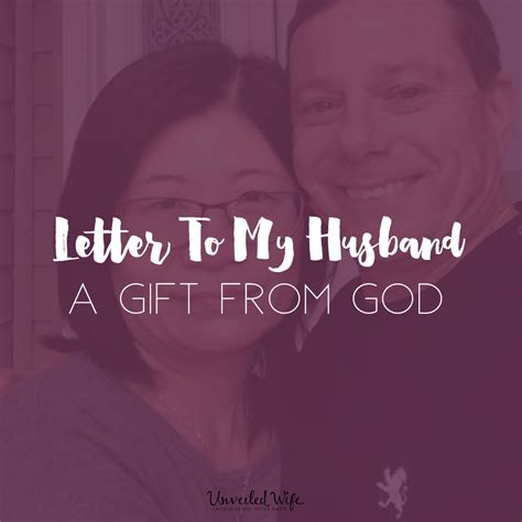 Letter To My Husband A T From God