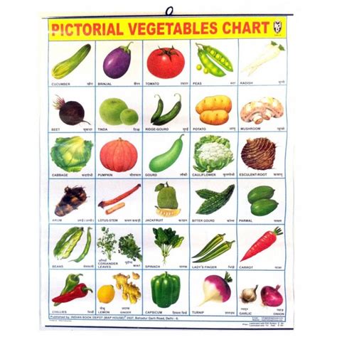 vegetables  vegetables vegetable chart