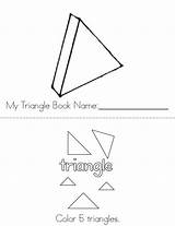Triangles Color Sheet Book sketch template