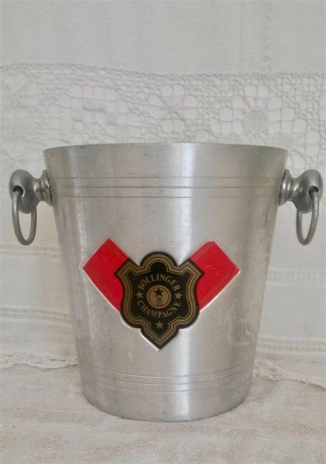 bollinger french ice bucket champagne cooler etsy