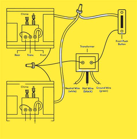 doorbell wiring diagram  bells wiring diagram