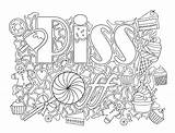 Pages Sweary Coloring Printable Getcolorings sketch template