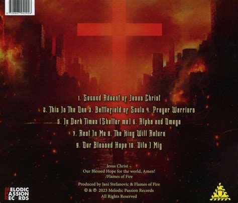 flames  fire  blessed hope cd jpc
