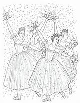 Coloring Nutcracker Pages Ballet Ballerina Dance Christmas Colouring Kids Barbie Sheets Dancers Printables Adults Book Coloriage Young Printable Adult Clipart sketch template