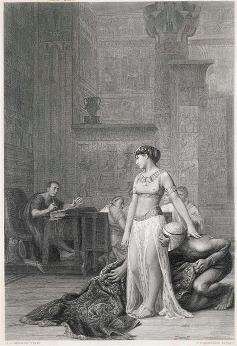 Cleopatra Vii Queen Of Egypt Allegedly Drawing By Mary