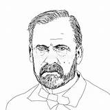Pasteur Louis Scientist Realistic sketch template
