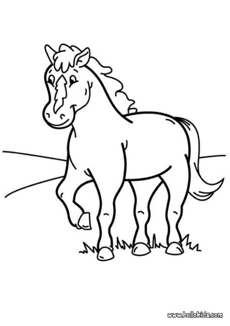 pony coloring pages hellokidscom