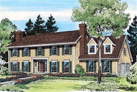 classic colonial house plan  architectural designs house plans
