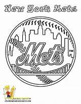 Mets York Coloring Pages Baseball Mlb Logo Team Cubs Chicago Teams Yankees Sports Mascot Kids Yescoloring Yankee Softball Royals Print sketch template