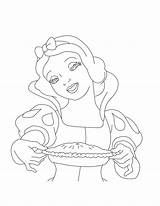 Snow Coloring Pages Princess Disney Cake Girls Kids Printable Interactive Dwarfs Seven Filminspector Birthday Cartoon Colorpages sketch template