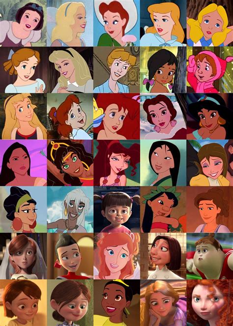 Disney Princesses From Old To New Disney Girl