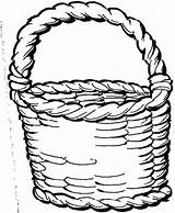 Basket Coloring Fruit Empty Drawing Wicker Apple Pages Clipart Template Baskets Anime Getdrawings sketch template