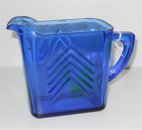 antiques  todays lifestyle cobalt blue depression glass