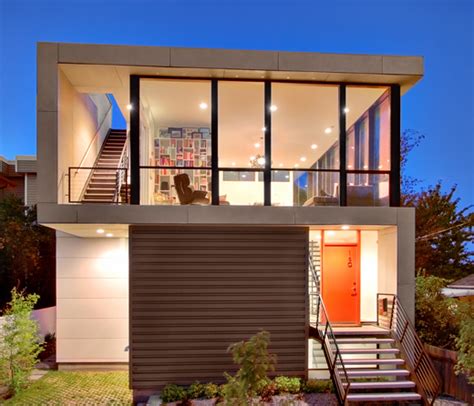 modern house design  small site witin  tight budget