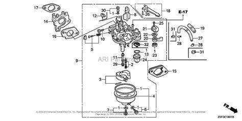 honda engines gxu wkt engine jpn vin gcakk  parts diagram  carburetor