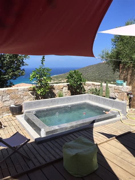 studio small heated pool sea view guest suites  rent  corbara corsica france airbnb