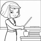 Teacher Coloring Pages Appreciation Printable Week Knowledgeable Adorable Young sketch template