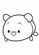 Coloring Tsum Pages ツムツム ディズニー sketch template