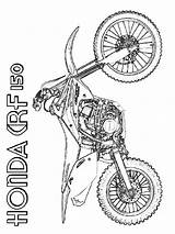 Coloring Motocross Pages Printable Motorcross Template sketch template