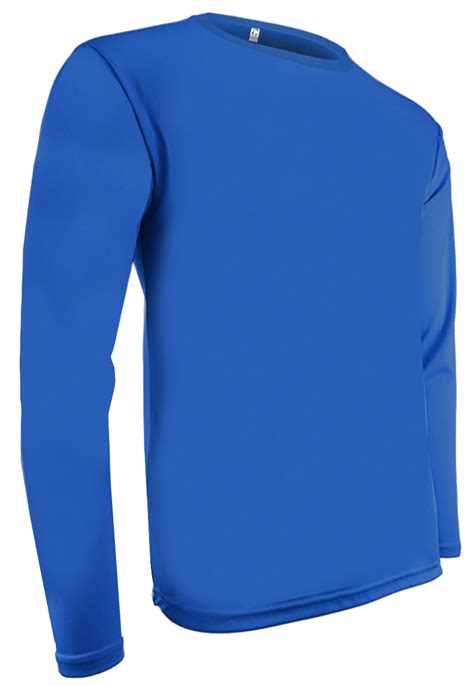 epic cooling performance long sleeve crew  shirts