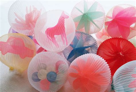 Sea Inspired Jewelry Made From Translucent Fabric By Japanese Artist