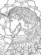 Fairies Unicorns Magical Coloriage Licornes Imprimer Coloriages sketch template