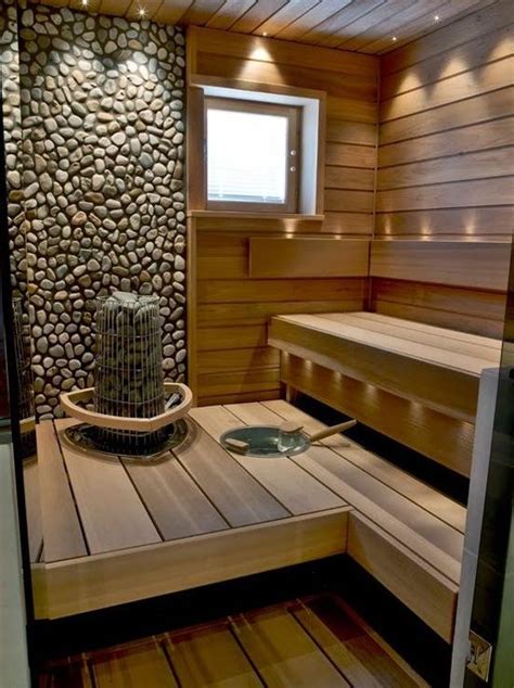 sauna water bowl custom fit  bench stove rocks piled