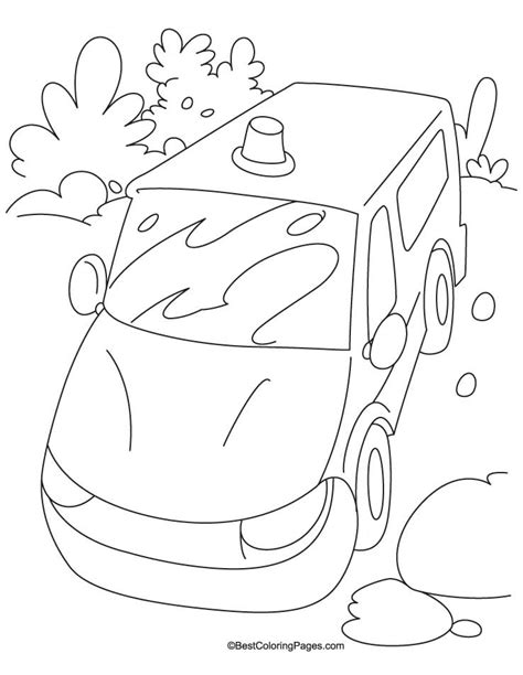 police petrol jeep coloring page   police petrol jeep