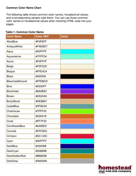 common color names edit fill sign  handypdf