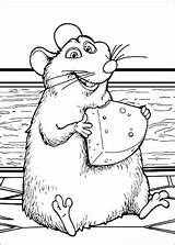 Cheese Coloring Tasty Ratatouille Para Dibujos Pages Colorear Ausmalbild Imprimir Color sketch template