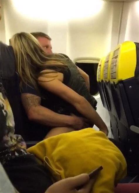 mystery blonde filmed romping with stranger on ryanair flight is a mum of three 39 who claims
