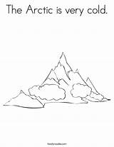 Coloring Everest Mount Arctic Pages Peak Cold Very Mountain Biome Climbed Off Noodle Print Twistynoodle Built California Usa Twisty Favorites sketch template