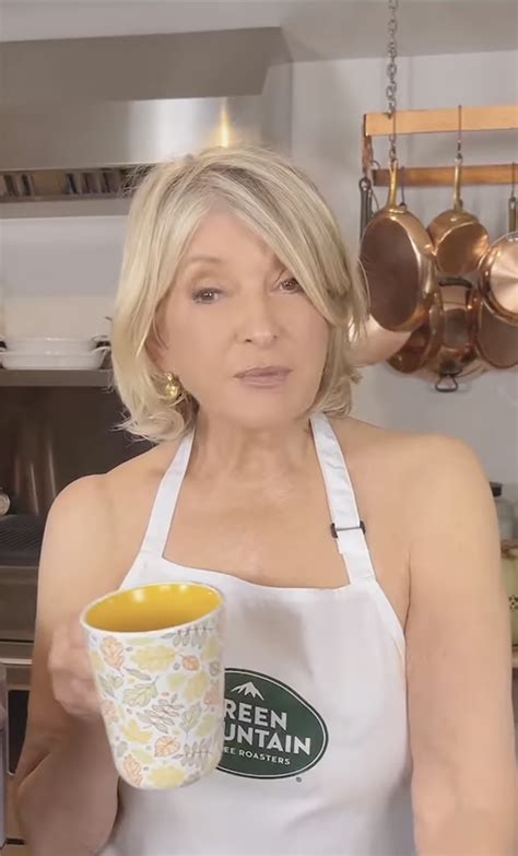 martha stewart 81 goes topless to promote coffee brand hot