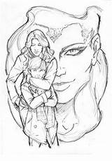Upon Once Time Coloring Pages Drawings Foto Template Coloringhome Popular sketch template