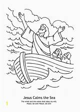 Jesus Storm Coloring Pages Calms Miracles Calming Sea Clipart Paul Apostle Shipwrecked Bible Calmed Calm Print Sunday School Printable Kids sketch template