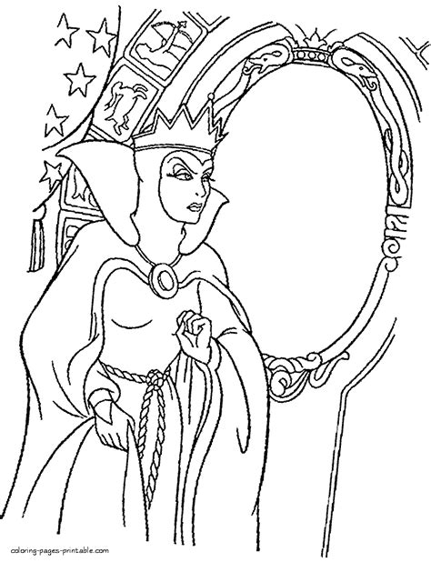 evil queen coloring pages coloring pages printablecom