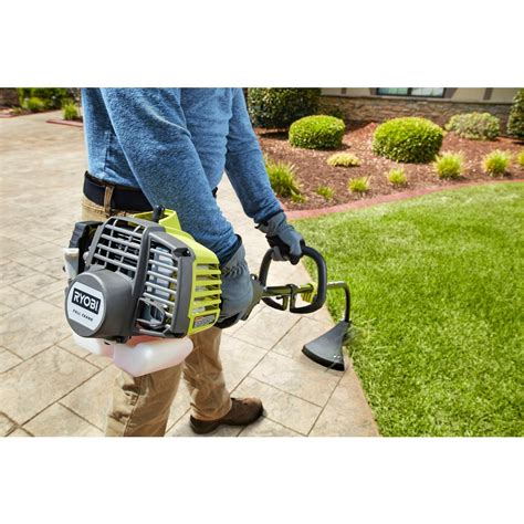 ryobi rycs curved shaft gas weed eater string trimmer  cycle bump   ebay