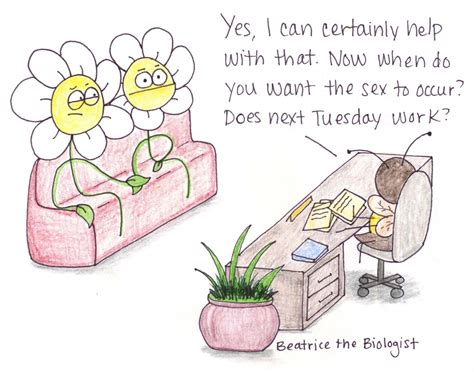 beatrice the biologist flower sex is complicated medical pinterest biology humor and humor