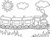 Mewarnai Kereta Kartun Rekreasi Tk Transportasi Paud Diwarnai Warna Pemandangan Kumpulan Seruni sketch template
