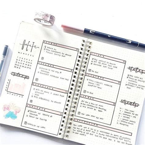 pin  bullet journal ideas