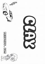 Clay Coloring Pages Print Hellokids Color Names sketch template