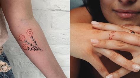red ink tattoo design ideas
