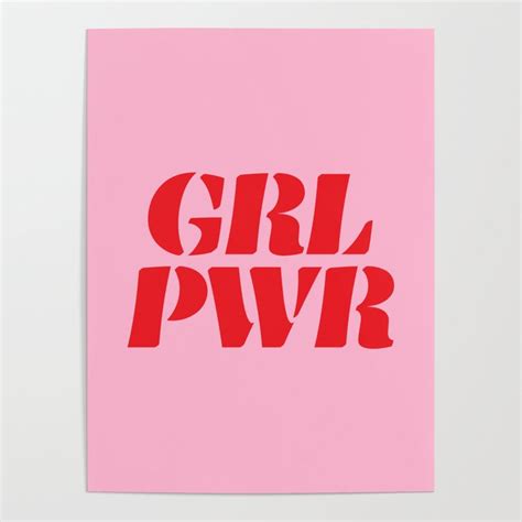 Pink Grl Pwr Poster Poster For Dorm Tapestry Girls