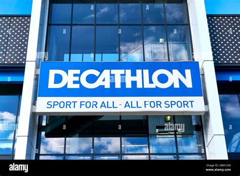 decathlon store france  res stock photography  images alamy