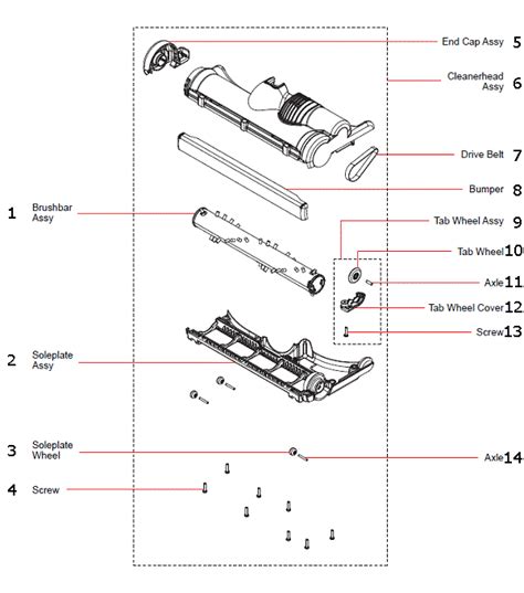 dyson dc animal parts diagram engine car parts  component diagram