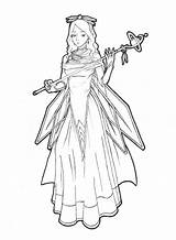 Sorceress sketch template