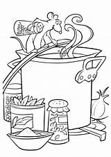 Kochen Ratatouille Ausmalbild Kostenlos Malvorlagen Q2 sketch template
