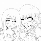 Bff Coloring Anime sketch template