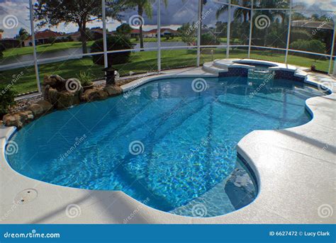 swimming pool  spa stock photo image  trees lake